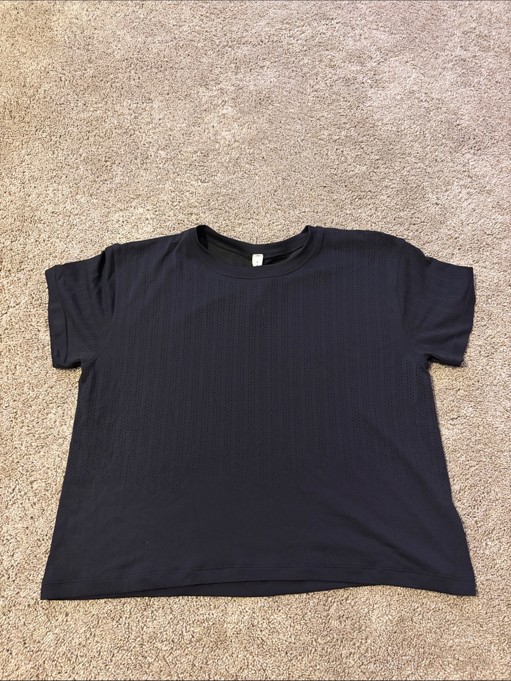 lululemon athletica Black Short-Sleeve Crew Tee